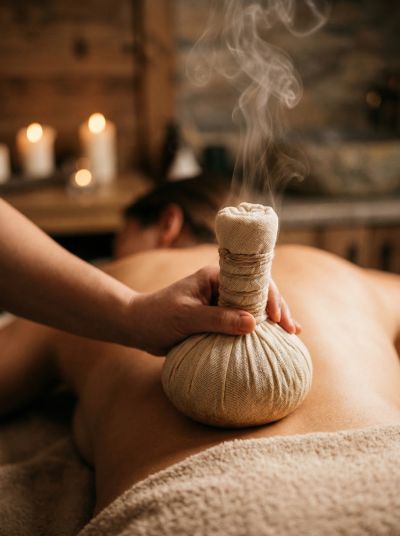 herbal ball massage ball